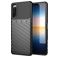 Mobigear Groove Sony Xperia 10 III Hoesje Flexibel TPU Backcover - Zwart