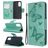Mobigear Butterfly Samsung Galaxy S20 Hoesje Bookcase Portemonnee - Turquoise