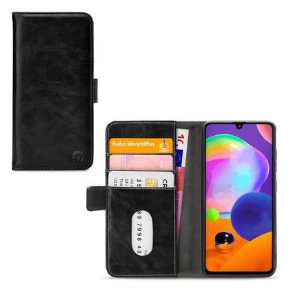 Mobilize Elite Gelly Samsung Galaxy A31 Hoesje Bookcase - Zwart