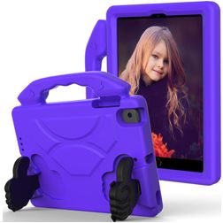 Mobigear Thumbs Up iPad Mini 5 (2019) Kinder Tablethoes met Handvat - Paars