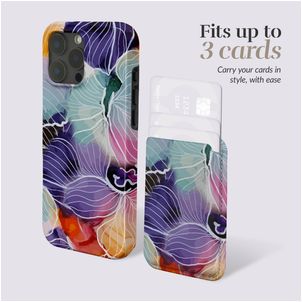 MIO Pasjeshouder - 3 Pasjes - MagSafe Compatible - Flowers