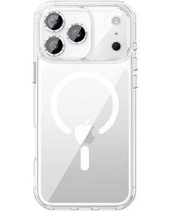 Valenta Trend Doorzichtig iPhone 17 Pro MagSafe Hoesje Hardcase Backcover - Transparant