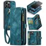 Caseme 008 iPhone 12 Pro Max Hoesje Uitneembare 2in1 Bookcase Portemonnee - Blauw