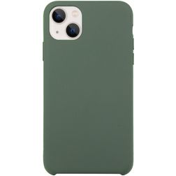Mobigear Rubber Touch iPhone 15 Siliconen Hoesje Backcover - Groen