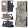 Mobigear Butterfly Samsung Galaxy A12 Hoesje Bookcase Portemonnee - Grijs