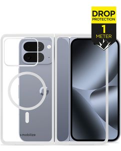 Mobilize Naked Protection Doorzichtig Google Pixel 11 Pro Fold MagSafe Hoesje Hardcase Backcover Shockproof - Transparant
