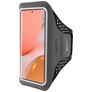 Mobiparts Comfort Fit Telefoonhouder Hardlopen Samsung Galaxy A72 Sport Hoesje Neopreen Sportarmband - Zwart