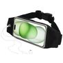 Mobiparts Comfort Fit Belt Telefoonhouder Hardlopen iPhone 15 Plus Sport Hoesje Neopreen Heuptas - Zwart