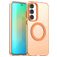 Mobigear Shockproof Samsung Galaxy S25 FE MagSafe Hoesje Hardcase Backcover - Oranje