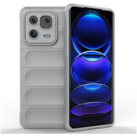 Mobigear Bumpy Xiaomi 13 Pro Hoesje Flexibel TPU Backcover - Grijs