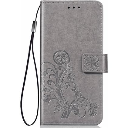 Mobigear Clover Samsung Galaxy S20 Hoesje Bookcase Portemonnee - Grijs