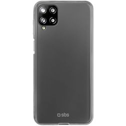 SBS Skinny Doorzichtig Samsung Galaxy A12 Hoesje Flexibel TPU Backcover - Transparant