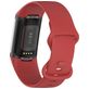 Mobigear Sport Dual Siliconen Fitbit Charge 5 Bandje Druksluiting - Rood
