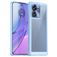 Mobigear Crystal Motorola Edge 40 Hoesje Hardcase Backcover - Transparant / Blauw