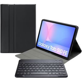 Mobilize Detachable Bluetooth Keyboard Samsung Galaxy Tab S10 FE Hoes AZERTY Bluetooth Toetsenbord Bookcase - Zwart