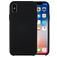 Mobigear Colors iPhone X Siliconen Hoesje Backcover - Zwart