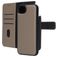 Mobiparts iPhone 16e Hoesje Echt Leer Uitneembare 2in1 Bookcase Portemonnee - Taupe