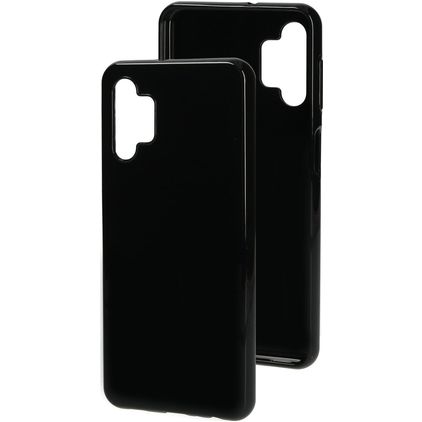 Mobiparts Classic Samsung Galaxy A32 5G Hoesje Flexibel TPU Backcover - Zwart