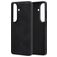Mobiparts Classic Samsung Galaxy S26 MagSafe Hoesje TPU,Kunstleer Backcover - Graphite Black