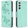 Mobigear Butterfly Samsung Galaxy S24 Hoesje Bookcase Portemonnee - Groen
