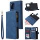 Mobigear Zipper Samsung Galaxy S10 Lite Hoesje Bookcase Portemonnee - Blauw