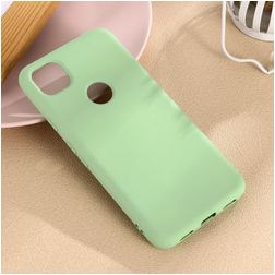 Mobigear Rubber Touch Google Pixel 4a Siliconen Hoesje Backcover - Groen