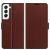 Mobigear Wallet Samsung Galaxy S22 Hoesje Bookcase Portemonnee - Bruin