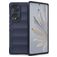 Mobigear Bumpy HONOR 70 Hoesje Flexibel TPU Backcover - Donkerblauw