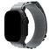 Mobilize Alpine Nylon Apple Watch Bandje Gespsluiting - 49/46/45/44 mm - Light Grey