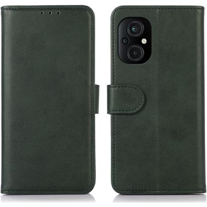 Mobigear Wallet POCO M5 Hoesje Bookcase Portemonnee - Groen