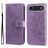 Mobigear Flowers iPhone Air Hoesje Bookcase Portemonnee - Paars