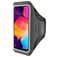 Mobiparts Comfort Fit Telefoonhouder Hardlopen Samsung Galaxy A50 Sport Hoesje Neopreen Sportarmband - Zwart