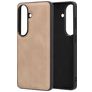 Mobiparts Classic Samsung Galaxy S26 MagSafe Hoesje TPU,Kunstleer Backcover - Moonstone Beige