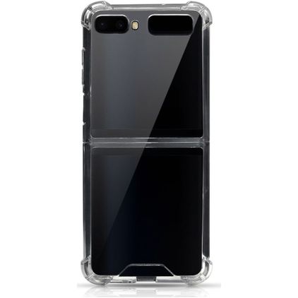Mobigear Cushion Doorzichtig Samsung Galaxy Z Flip Hoesje Flexibel TPU Backcover Shockproof - Transparant