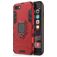 Mobigear Armor Ring iPhone SE (2020) Hoesje Hardcase Backcover Shockproof met Ringhouder - Rood