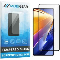 Mobigear Premium POCO F4 GT Glazen Screenprotector - Case Friendly - Zwart