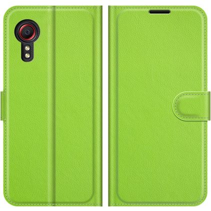 Mobigear Classic Samsung Galaxy Xcover 5 Hoesje Bookcase Portemonnee - Groen