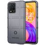 Mobigear Rugged Shield Realme 8 Hoesje Flexibel TPU Backcover Shockproof - Grijs