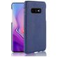 Mobigear Croco Samsung Galaxy S10e Hoesje Hardcase Backcover - Blauw