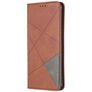 Mobigear Rhombus Slim Huawei P40 Pro Hoesje Bookcase - Bruin