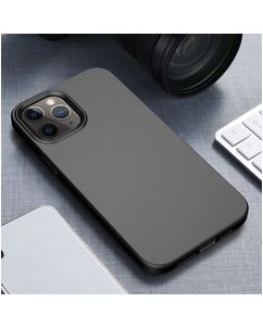 Mobigear Bio iPhone 12 Hoesje Eco Friendly Backcover - Zwart