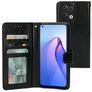 Mobiparts Classic Wallet OPPO Reno 8 Hoesje Bookcase Portemonnee - Zwart