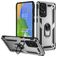 Mobigear Armor Ring Samsung Galaxy A73 Hoesje Hardcase Backcover Shockproof met Ringhouder - Zilver