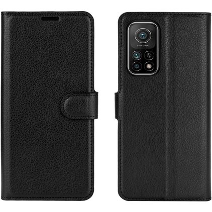 Mobigear Classic Xiaomi Mi 10T Pro Hoesje Bookcase Portemonnee - Zwart