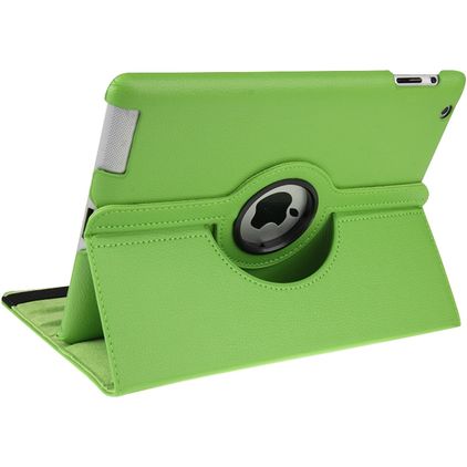 Mobigear DuoStand iPad 3 (2012) Hoes Draaibare Bookcase - Groen