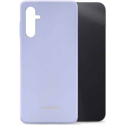 Mobilize Rubber Gelly Samsung Galaxy A14 Hoesje Flexibel TPU Backcover - Pastel Purple