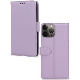 Mobilize Premium Gelly Wallet iPhone 13 Pro Hoesje Bookcase Portemonnee - Paars