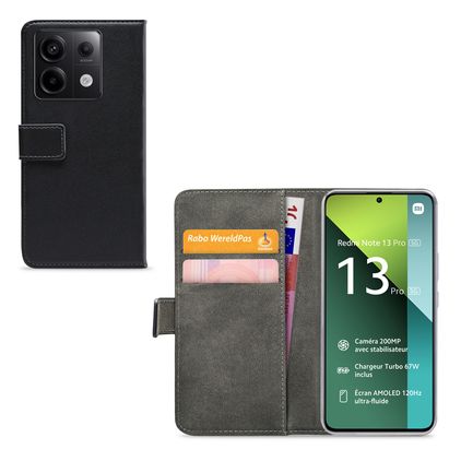 Mobilize Classic Gelly Wallet POCO X6 Hoesje Bookcase Portemonnee - Zwart