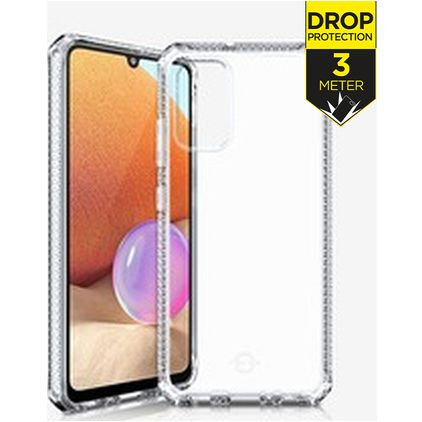 ITSKINS SpectrumClear Doorzichtig Samsung Galaxy A32 4G Hoesje Flexibel TPU Backcover Shockproof - Transparant