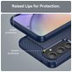 Mobigear Brushed Slim Samsung Galaxy A55 Hoesje Flexibel TPU Backcover - Blauw